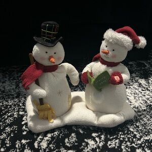Hallmark jingle pal Snowman Couple Decoration